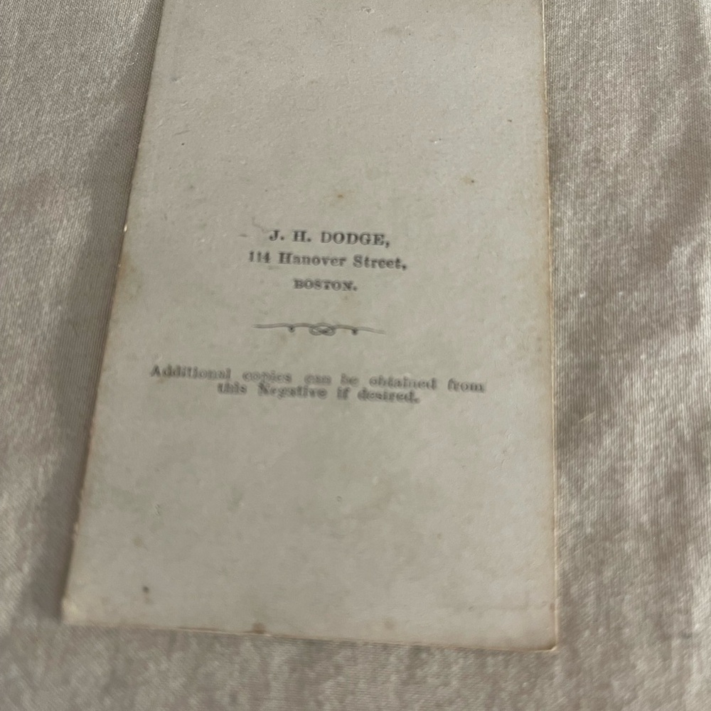 Abraham Lincoln Portrait Card Carte De Visite CDV Picture Photo Rare Negative - Picture 4 of 6